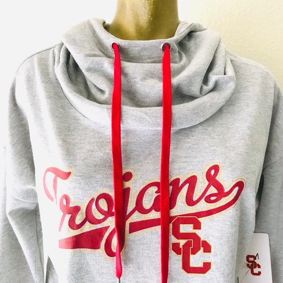 NWT SC TROJANS Shimmer LOGO HOODIE SWEATSHIRT Southern California XL - Picture 4 of 10